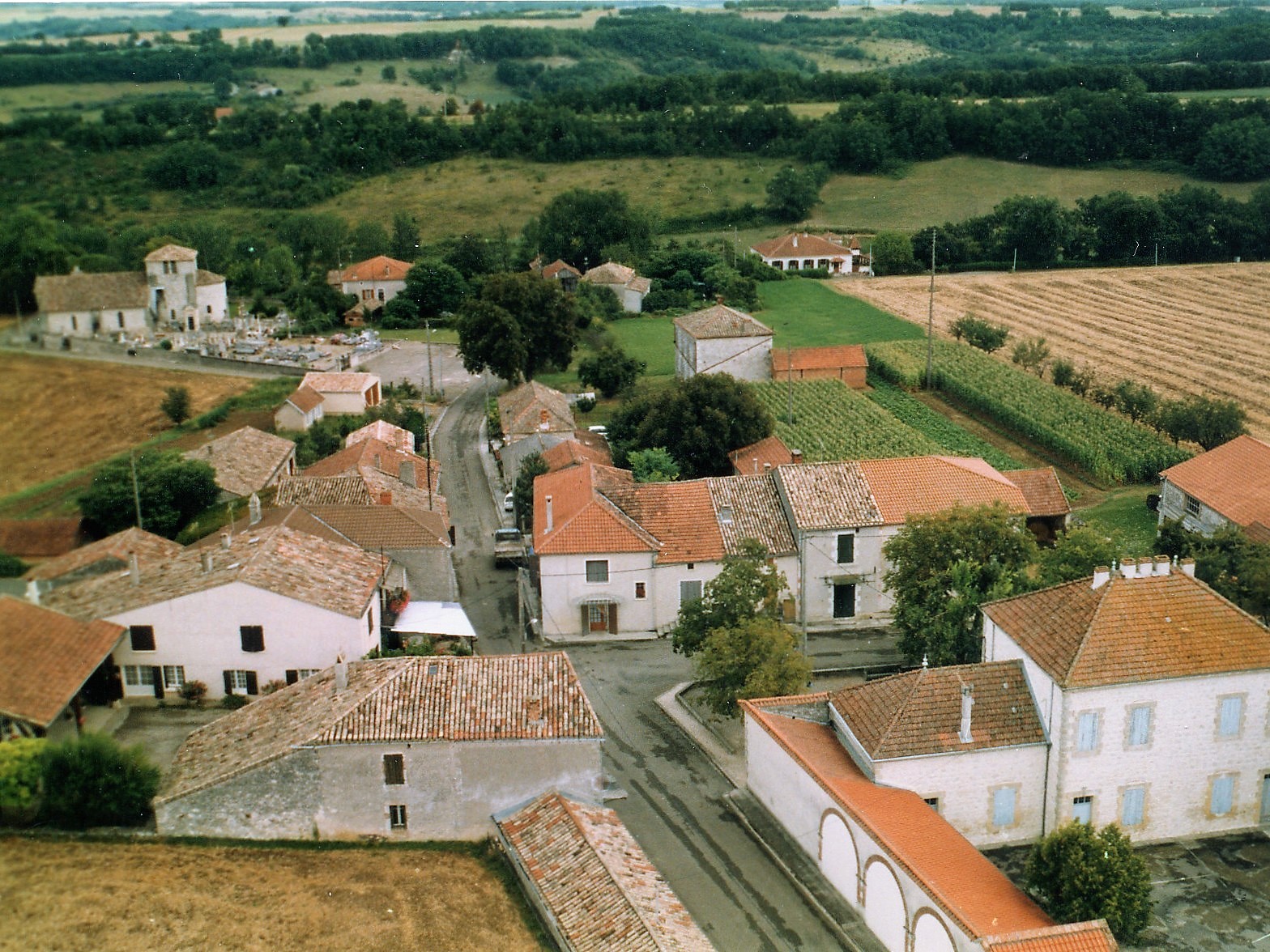 St Nazaire-de-Valentane village